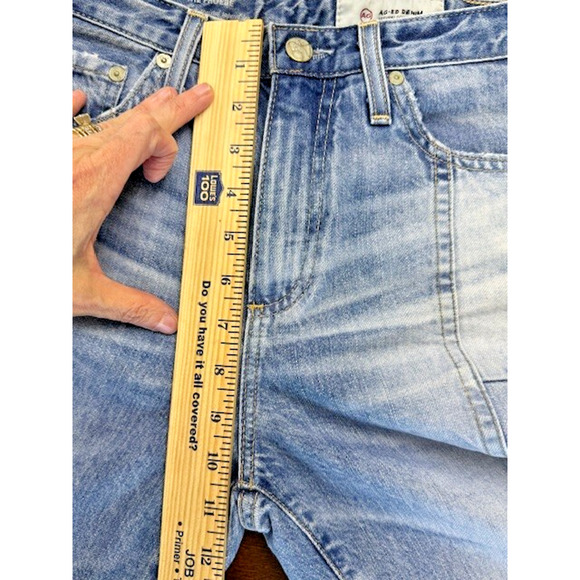 AG Adriano Goldschmied The Phoebe Vintage High Waisted Tapered Leg Jeans Size 25 - Picture 14 of 16